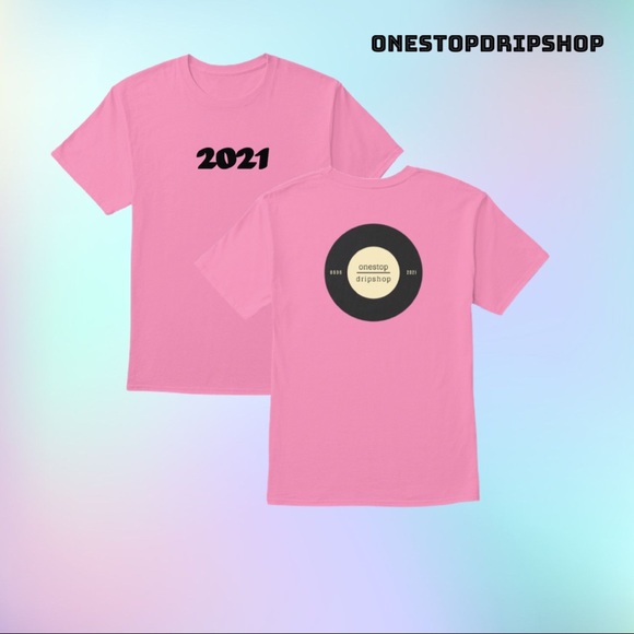 OneStopDripShop Record Tee - Picture 1 of 2